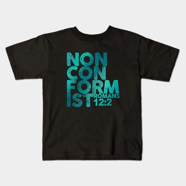 Non Conformist - Bible - D3 Designs Kids T-Shirt by D3Apparels